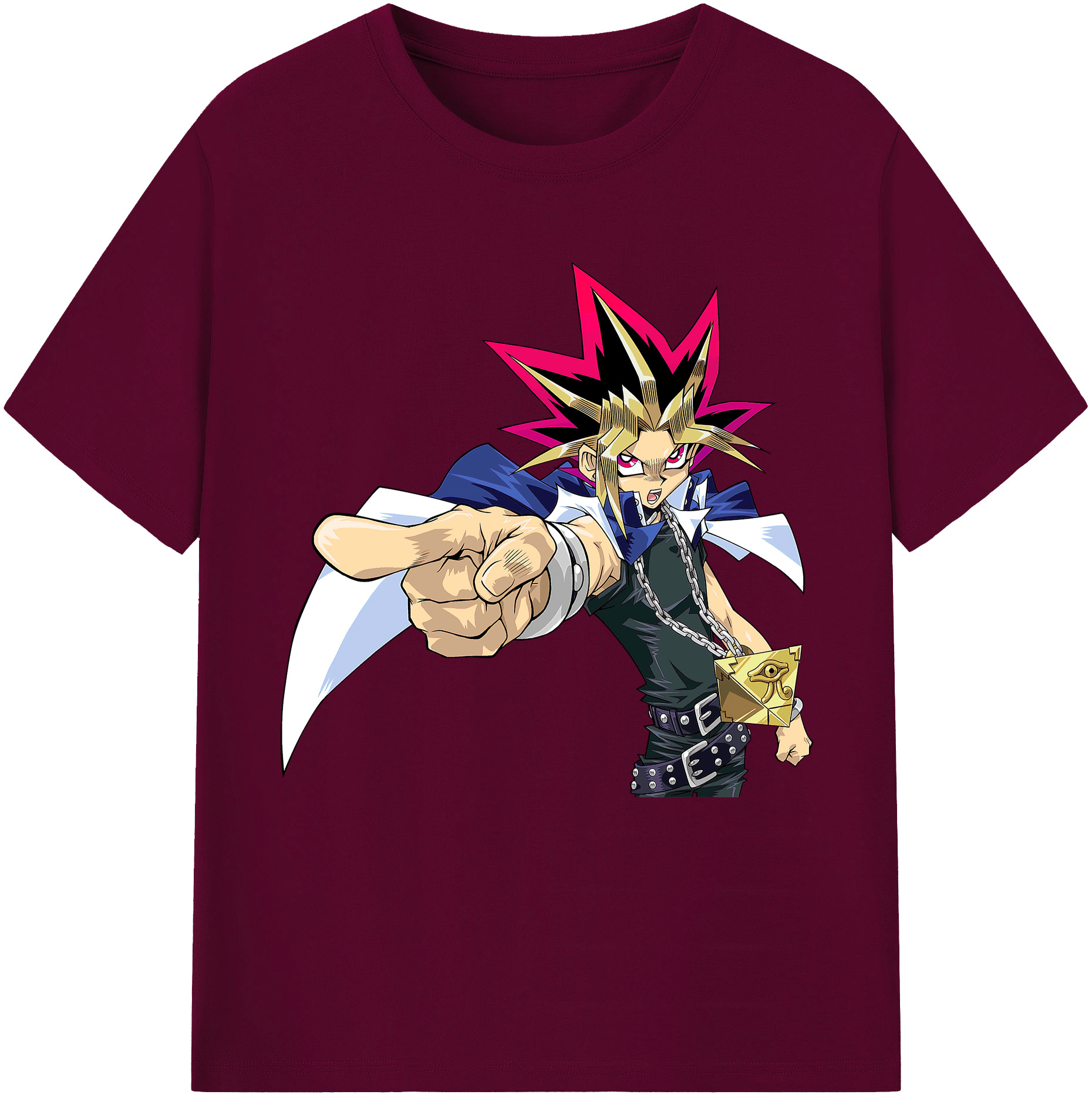 （画像用） 遊☆戯☆王 Yu-Gi-Oh! レディースカジュアルプリントTシャツ（綿100％）